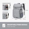 imageMaelstrom Cooler Backpack  3550 Can Insulated Soft Cooler Lunch Bag for Camping Beach Hiking ampamp ShoppingGrey