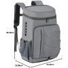 imageMaelstrom Cooler Backpack  3550 Can Insulated Soft Cooler Lunch Bag for Camping Beach Hiking ampamp ShoppingGrey