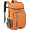 imageMaelstrom Cooler Backpack  3550 Can Insulated Soft Cooler Lunch Bag for Camping Beach Hiking ampamp ShoppingOrange