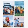imageMaelstrom Cooler Backpack  3550 Can Insulated Soft Cooler Lunch Bag for Camping Beach Hiking ampamp ShoppingOrange