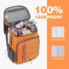 imageMaelstrom Cooler Backpack  3550 Can Insulated Soft Cooler Lunch Bag for Camping Beach Hiking ampamp ShoppingOrange