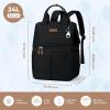 imageMaelstrom Cooler Backpack 36 Cans Insulated Backpack Cooler Soft Leakproof Double Deck Cooler Bag Lightweight Lunch Backpack for Men ampamp WomenPerfect for Beach Travel Camping ampamp WorkBeige Pink1black