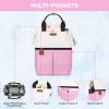 imageMaelstrom Cooler Backpack 36 Cans Insulated Backpack Cooler Soft Leakproof Double Deck Cooler Bag Lightweight Lunch Backpack for Men ampamp WomenPerfect for Beach Travel Camping ampamp WorkBeige Pink3beigepink