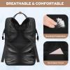 imageMaelstrom Cooler Backpack 36 Cans Insulated Backpack Cooler Soft Leakproof Double Deck Cooler Bag Lightweight Lunch Backpack for Men ampamp WomenPerfect for Beach Travel Camping ampamp WorkBeige Pink1black