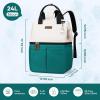 imageMaelstrom Cooler Backpack 36 Cans Insulated Backpack Cooler Soft Leakproof Double Deck Cooler Bag Lightweight Lunch Backpack for Men ampamp WomenPerfect for Beach Travel Camping ampamp WorkBeige Pink4beigegreen