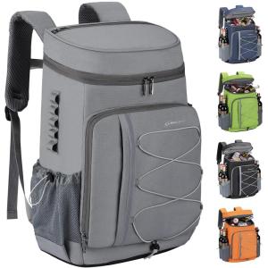 imageMaelstrom Cooler Backpack  3550 Can Insulated Soft Cooler Lunch Bag for Camping Beach Hiking ampamp ShoppingGrey
