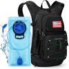 imageMaelstrom Running Hydration VestHiking Backpack with 2L3L Water BladderLightweight Daypack for Cycling Camping Rave for Men Women1Black