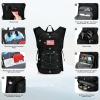 imageMaelstrom Running Hydration VestHiking Backpack with 2L3L Water BladderLightweight Daypack for Cycling Camping Rave for Men Women1Black