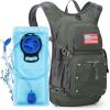 imageMaelstrom Running Hydration VestHiking Backpack with 2L3L Water BladderLightweight Daypack for Cycling Camping Rave for Men Women3Olive Green