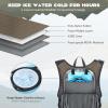 imageMaelstrom Running Hydration VestHiking Backpack with 2L3L Water BladderLightweight Daypack for Cycling Camping Rave for Men Women4Khaki