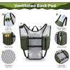 imageMaelstrom Running Hydration VestHiking Backpack with 2L3L Water BladderLightweight Daypack for Cycling Camping Rave for Men WomenArmy Green