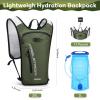 imageMaelstrom Running Hydration VestHiking Backpack with 2L3L Water BladderLightweight Daypack for Cycling Camping Rave for Men WomenArmy Green