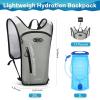 imageMaelstrom Running Hydration VestHiking Backpack with 2L3L Water BladderLightweight Daypack for Cycling Camping Rave for Men WomenGray