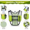 imageMaelstrom Running Hydration VestHiking Backpack with 2L3L Water BladderLightweight Daypack for Cycling Camping Rave for Men WomenLight Green