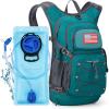 imageMaelstrom Running Hydration VestHiking Backpack with 2L3L Water BladderLightweight Daypack for Cycling Camping Rave for Men Women6Cyan