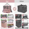 imageMaelstrom Lunch Bag Women23L Insulated Lunch Box For Men WomenExpandable Double Deck Cooler Bag With Side Tissue PocketLavenderD 23L Pink