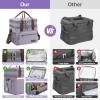 imageMaelstrom Lunch Bag Women23L Insulated Lunch Box For Men WomenExpandable Double Deck Cooler Bag With Side Tissue PocketLavenderE 23L Lavender