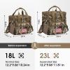 imageMaelstrom Lunch Bag Women23L Insulated Lunch Box For Men WomenExpandable Double Deck Cooler Bag With Side Tissue PocketLavenderH Camouflage with DIY HookandLoop