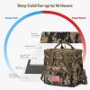 imageMaelstrom Lunch Bag Women23L Insulated Lunch Box For Men WomenExpandable Double Deck Cooler Bag With Side Tissue PocketLavenderH Camouflage with DIY HookandLoop