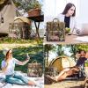 imageMaelstrom Lunch Bag Women23L Insulated Lunch Box For Men WomenExpandable Double Deck Cooler Bag With Side Tissue PocketLavenderH Camouflage with DIY HookandLoop