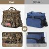 imageMaelstrom Lunch Bag Women23L Insulated Lunch Box For Men WomenExpandable Double Deck Cooler Bag With Side Tissue PocketLavenderH Camouflage with DIY HookandLoop