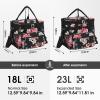 imageMaelstrom Lunch Bag Women23L Insulated Lunch Box For Men WomenExpandable Double Deck Cooler Bag With Side Tissue PocketLavenderZ 23L Flower