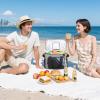 imageMaelstrom Cooler Bag 30 Cans Beach Cooler Large Leakproof Insulated Soft Cooler with Bottle Opener Ice Chest Portable Collapsible Cooler for Travel Camping ShoppingGrey