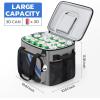 imageMaelstrom Cooler Bag 30 Cans Beach Cooler Large Leakproof Insulated Soft Cooler with Bottle Opener Ice Chest Portable Collapsible Cooler for Travel Camping ShoppingGrey