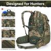 imageMaelstrom Hunting Backpack for Men Women Waterproof Hunting Pack with Rain Cover LongLasting 35L Camo Tactical Day Pack for Rifle Bow Gun