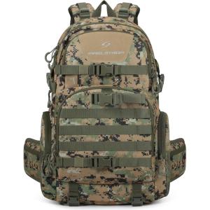 imageMaelstrom Hunting Backpack for Men Women Waterproof Hunting Pack with Rain Cover LongLasting 35L Camo Tactical Day Pack for Rifle Bow Gun