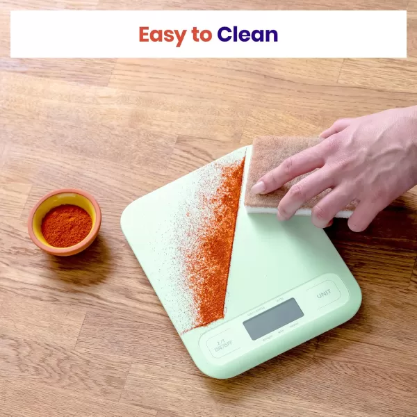 Etekcity Food Nutrition Kitchen Scale Digital Grams and Ounces for Weight Loss Baking Cooking Keto and Meal Prep Large 304 Stainless SteelLargeGreen