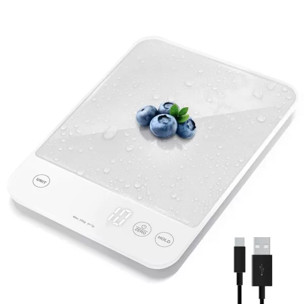Etekcity Food Nutrition Kitchen Scale Digital Grams and Ounces for Weight Loss Baking Cooking Keto and Meal Prep Large 304 Stainless SteelLarge22lb