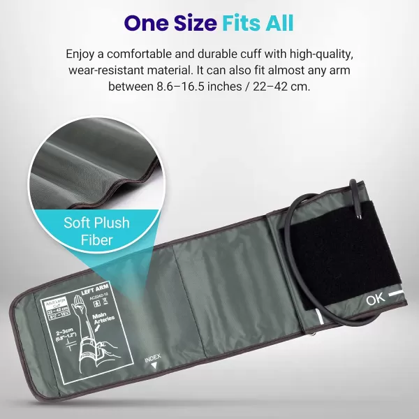 Etekcity Smart High Blood Pressure Monitor for Home Use FSA HSA Store Eligible Items Cuff for Standard to Large Arms Accurate Bluetooth BP Machine with Data Storage Home Medical Diagnostic Kit
