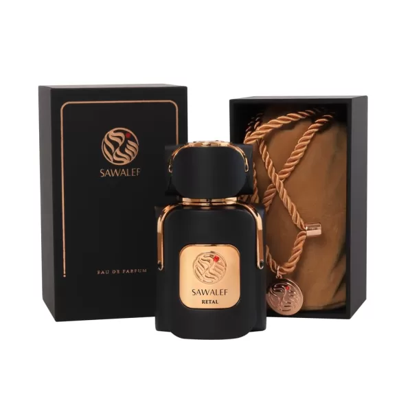 RETAL Eau de Parfum 80 mL from the SAWALEF Boutique Range  Unisex Sweet Floral Niche Release  Long Lasting with Intense Sillage  Cologne for Men and Perfume for Women  by Swiss Arabian Oud