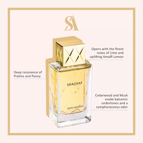 SWISS ARABIAN Shagaf Couple EDP Duo  Luxury Products From Dubai  Long Lasting And Addictive Personal EDP Spray Fragrance  Seductive Signature Aroma  Luxurious Scent Of Arabia  2 pc