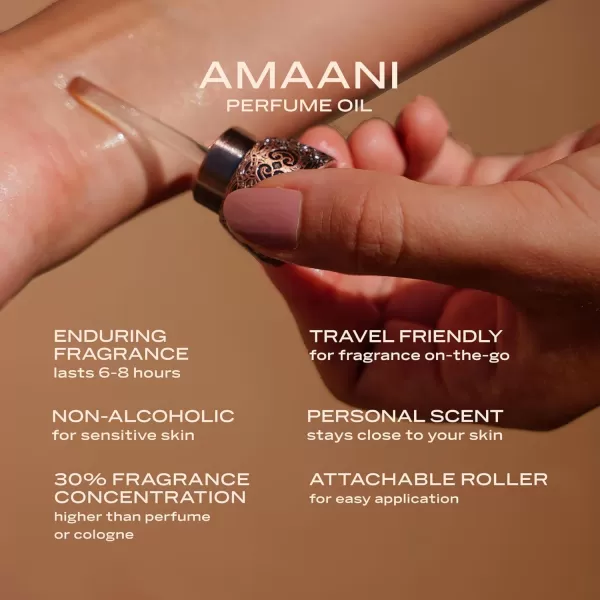 Swiss Arabian Amaani  Luxury Products From Dubai  Long Lasting And Addictive Personal Perfume Oil Fragrance  A Seductive Signature Aroma  04 Oz