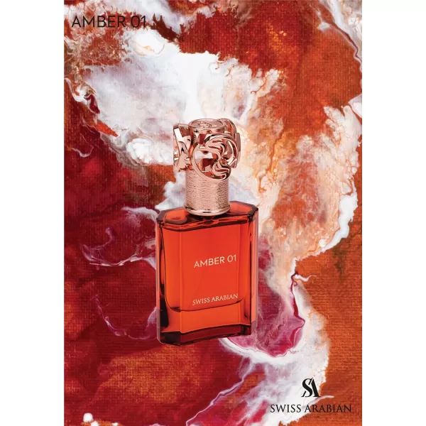 Swiss Arabian Amber 07  Luxury Products From Dubai  Long Lasting Addictive Personal EDP Spray Fragrance  Seductive Signature Aroma  17 OzAmber 01