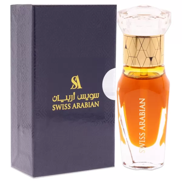 Swiss Arabian Amber Aura For Unisex  Luxury Fragrance Products From Dubai  Long Lasting Personal Perfume Oil  A Seductive Exceptionally Made Signature Aroma  Luxurious Scent Of Arabia  04 Oz