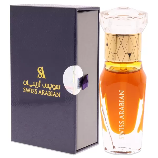 Swiss Arabian Amber Aura For Unisex  Luxury Fragrance Products From Dubai  Long Lasting Personal Perfume Oil  A Seductive Exceptionally Made Signature Aroma  Luxurious Scent Of Arabia  04 Oz