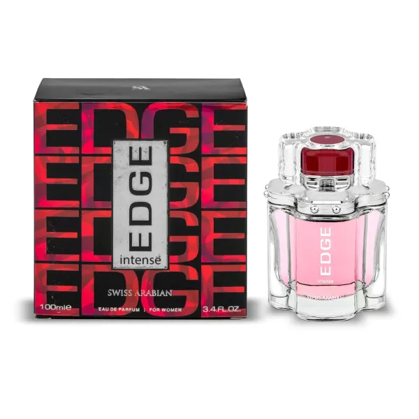 Swiss Arabian EDGE Intense  Luxury Products From Dubai  Long Lasting Addictive Personal EDP Spray Fragrance  Seductive Signature Aroma  34 OzEdge Intense for Women