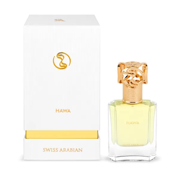 Swiss Arabian Hawa  Luxury Product from Dubai  Notes of White Florals Citrus Amber  Long Lasting Addictive Personal EDP Spray Fragrance  17 oz