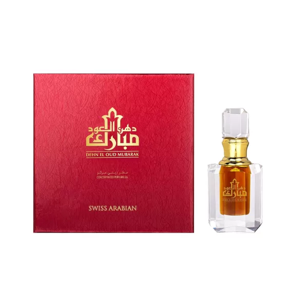 Swiss Arabian Noora  Luxury Products From Dubai  Long Lasting And Addictive Personal Perfume Oil Fragrance  A Seductive Signature Aroma  06 OzDehn El Oud Mubarak