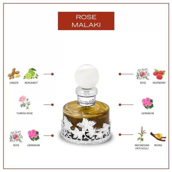 Swiss Arabian Rose Malaki  Luxury Products From Dubai  Long Lasting And Addictive Personal Perfume Oil Fragrance  A Seductive Signature Aroma  The Luxurious Scent Of Arabia  1 Oz101 Fl Oz Pack of 1