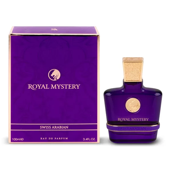 Swiss Arabian Royal Mystery  Luxury Products From Dubai  Long Lasting Addictive Personal EDP Spray Fragrance  Seductive Signature Aroma  34 Oz