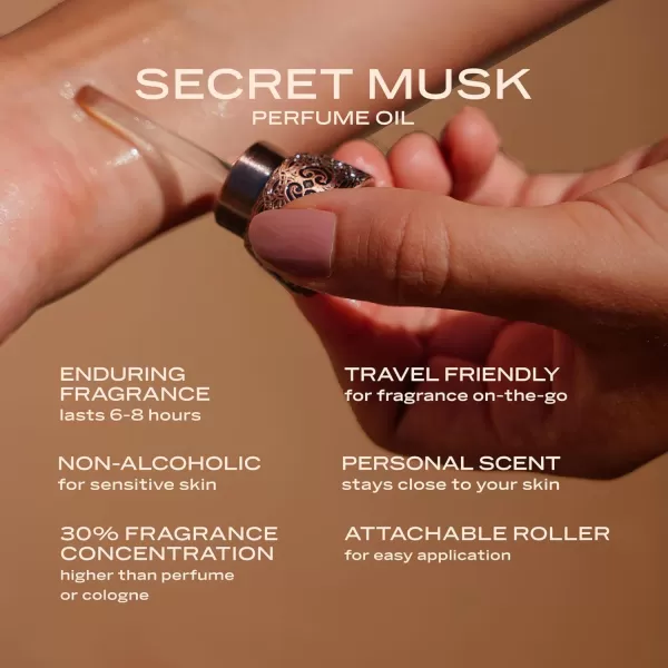 Swiss Arabian Secret Musk  Luxury Products From Dubai  Long Lasting Addictive Personal Perfume Oil Fragrance  A Seductive Signature Aroma  04 Oz04 Ounce Pack of 1