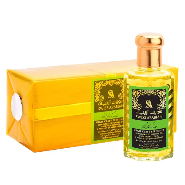 Sandalia Green by SWISS ARABIAN  Woody Scent Notes  Long Lasting and Addictive Unisex Fragrance  A Seductive Signature Aroma  The Luxurious Scent of Arabia  32 oz Perfume Oil