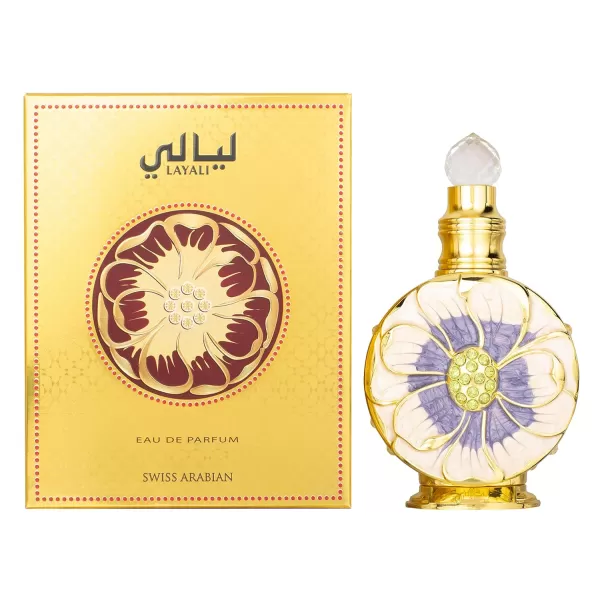 Swiss Arabian Layali  Luxury Products from Dubai  Long Lasting Addictive Personal EDP Spray Fragrance  Seductive Signature Aroma  17 oz