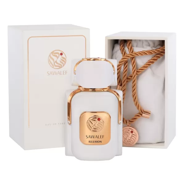 Illusion  Leather and Woody Scent Notes  Long Lasting and Addictive Unisex Fragrance  A Seductive Signature Aroma  The Luxurious Scent Of Arabia  27 oz EDP Spray