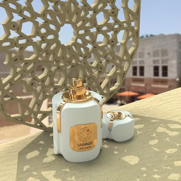 Illusion  Leather and Woody Scent Notes  Long Lasting and Addictive Unisex Fragrance  A Seductive Signature Aroma  The Luxurious Scent Of Arabia  27 oz EDP Spray