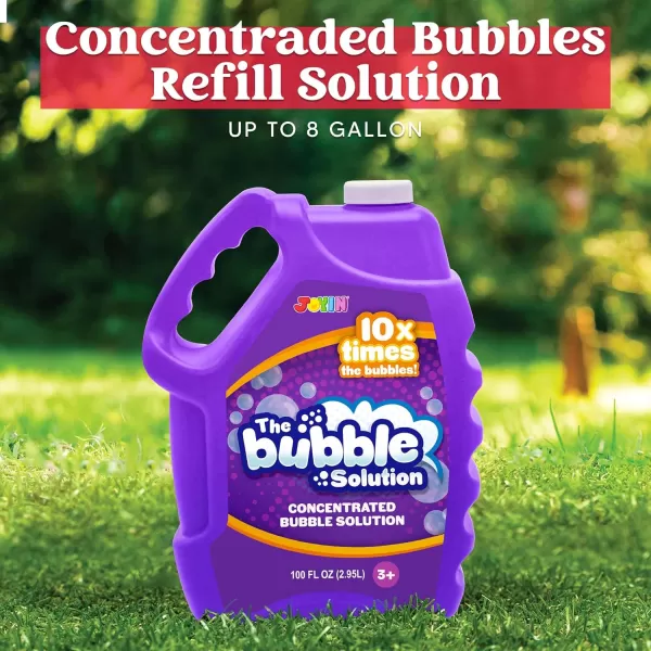JOYIN 100 Oz Concentrated Bubble Solution up to 8 Gallon for Large Party in Summer Celebrations Party Favor Bubble Summer Toy Classroom Prizes Easter BluePurple